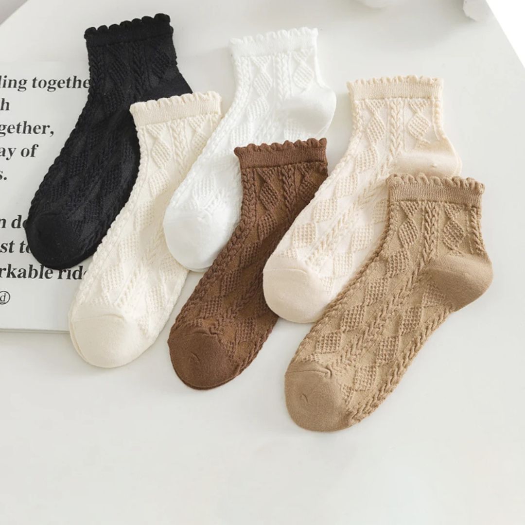 Amaframe™ – x6 Chaussettes en Coton