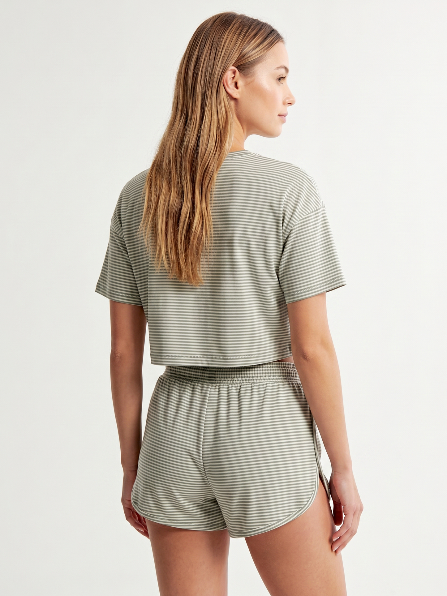Pyjama court Soft Stripe