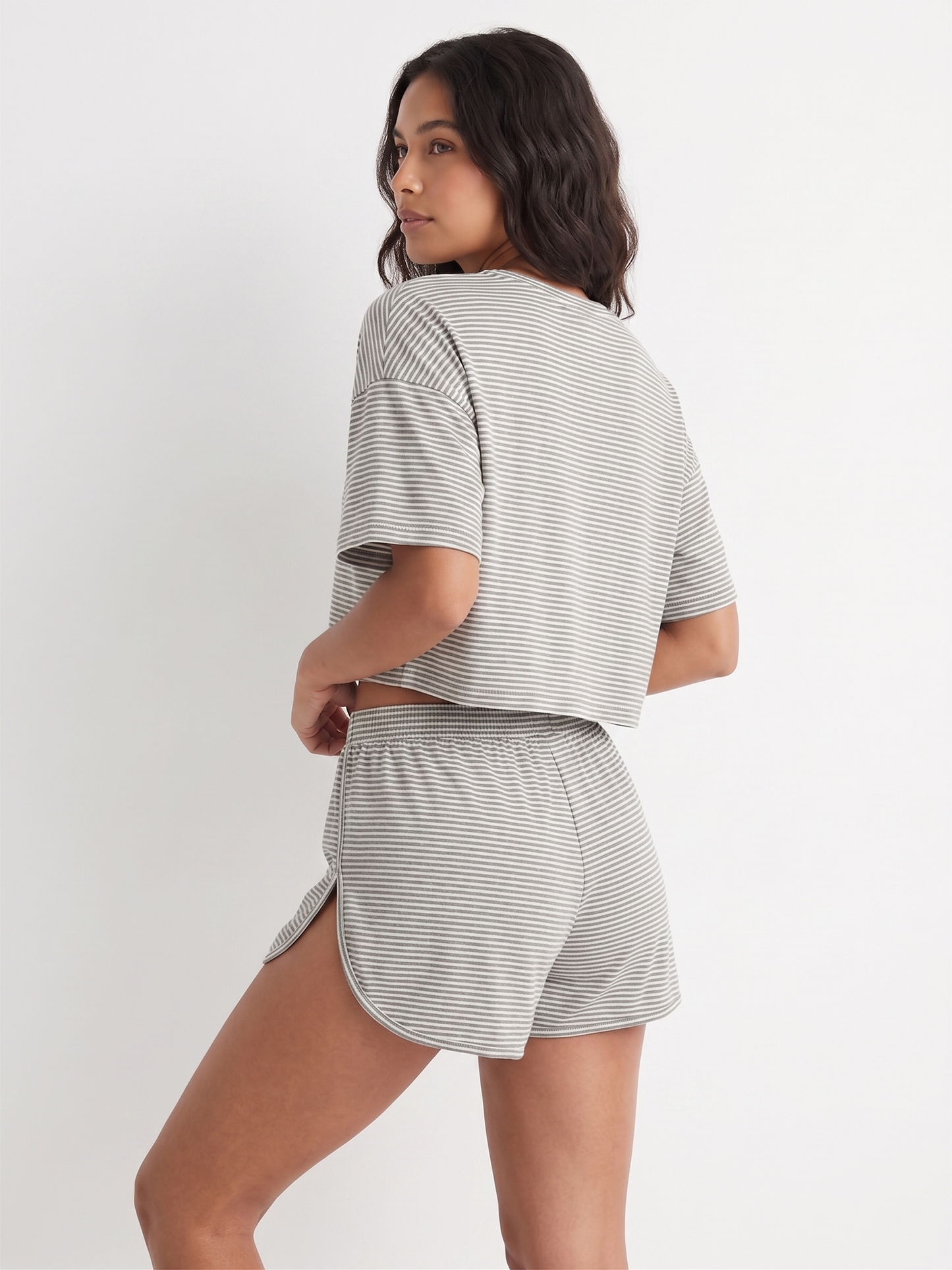 Pyjama court Soft Stripe