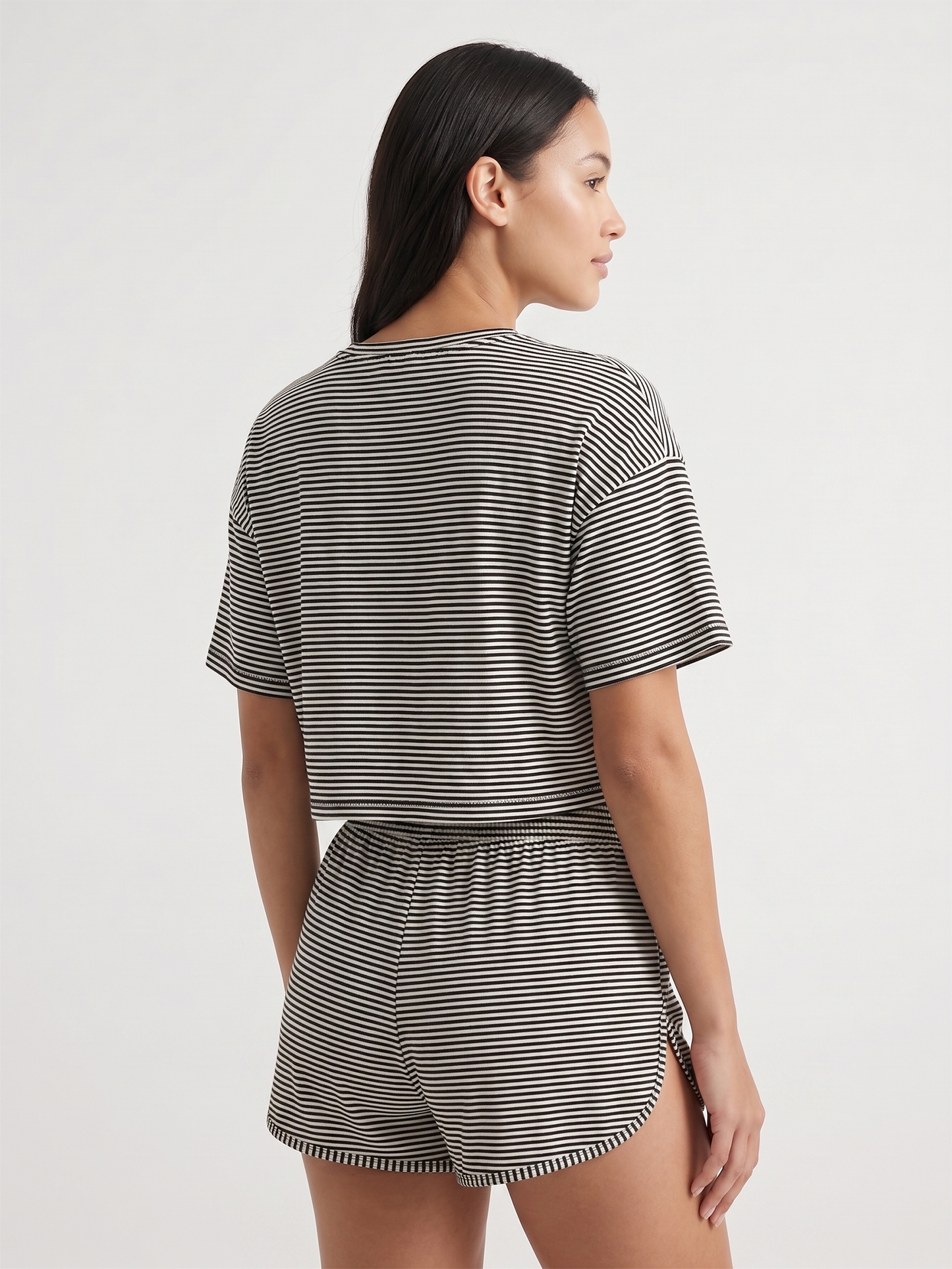 Pyjama court Soft Stripe
