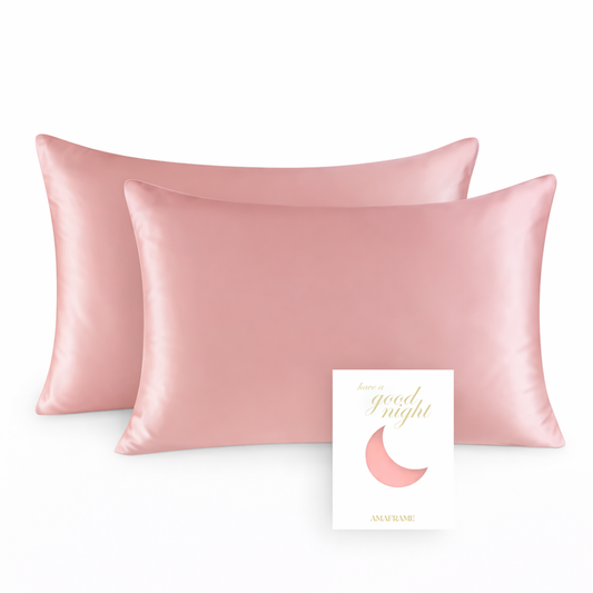 Taie d’Oreiller en Satin Amaframe™ — (1+1 OFFERT 🎁 Offre Exclusive)